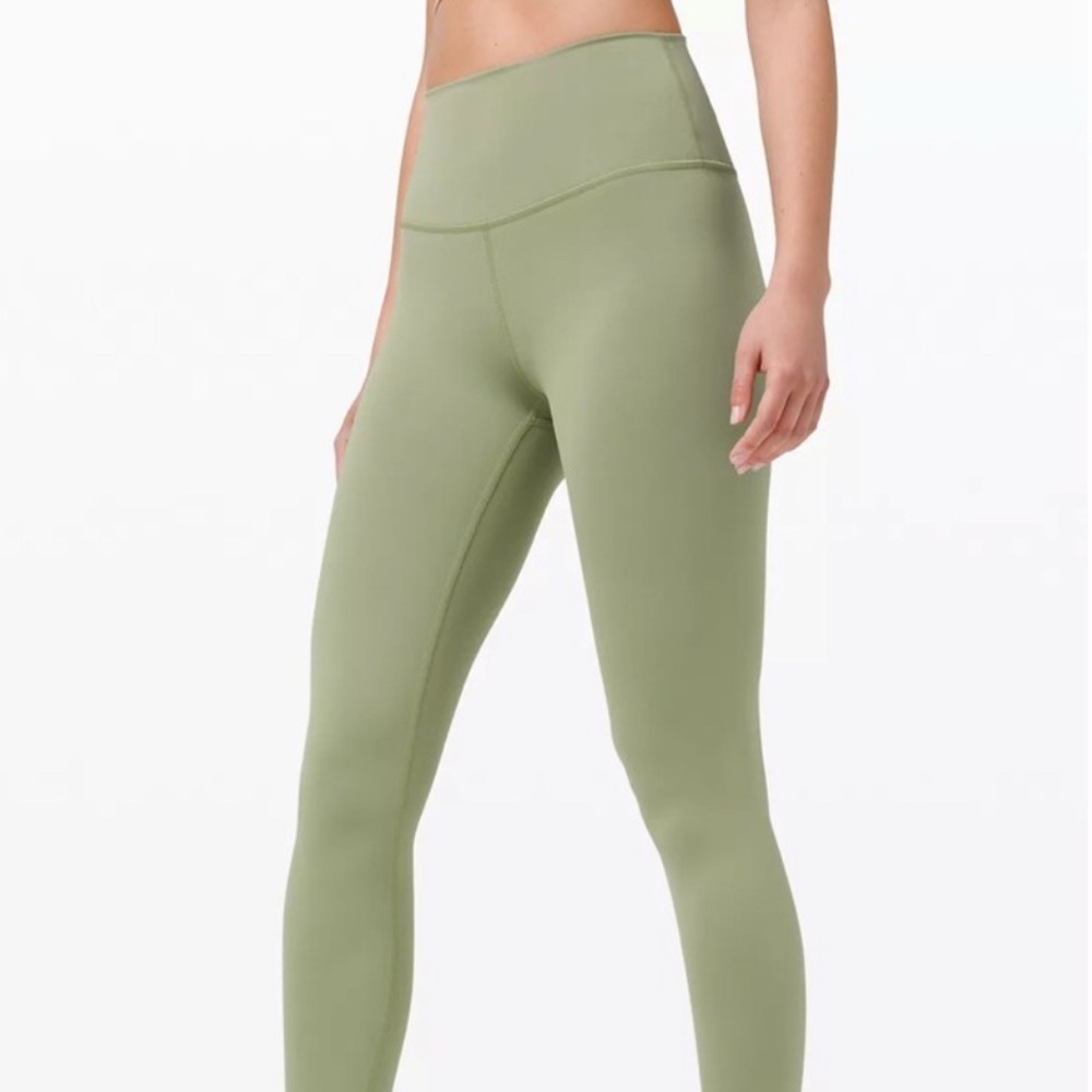 Lululemon Sage Green Wunder Under Leggings